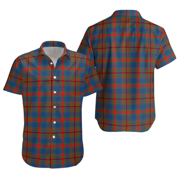 Carnegie Modern Clan Badge Tartan Short Sleeve Shirt