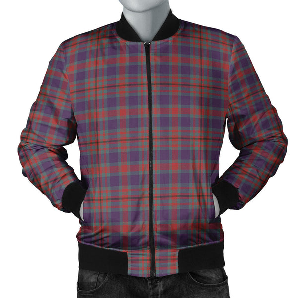 Carnegie Weathered Clan Badge Tartan Bomber Jacket