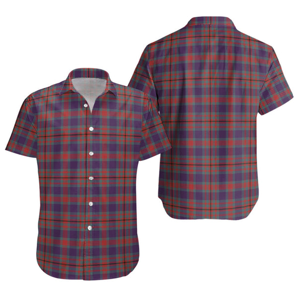Carnegie Weathered Clan Badge Tartan Short Sleeve Shirt