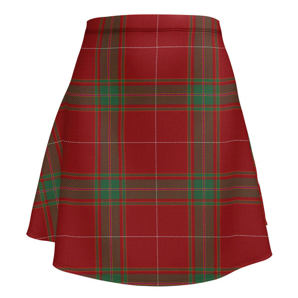 Carruthers Modern Clan Badge Tartan Flared Skirt