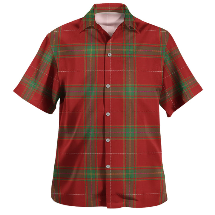 Carruthers Modern Clan Badge Tartan Hawaiian Shirt
