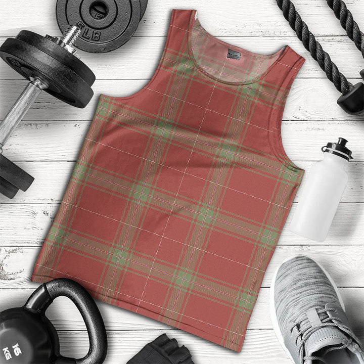 Carruthers Weathered Clan Badge Tartan Men Tank Top