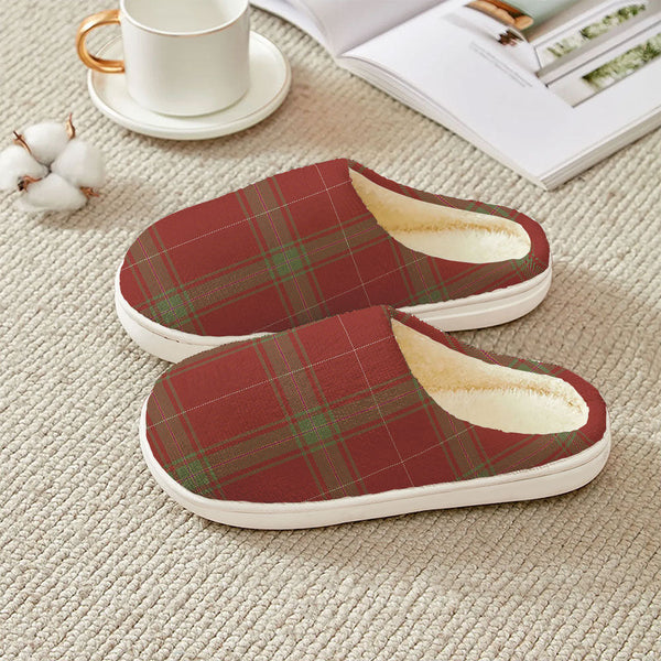Carruthers Weathered Clan Badge Tartan Plush Slipper