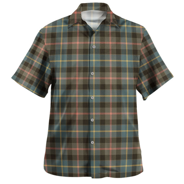 Casely Weathered Tartan Hawaiian Shirt