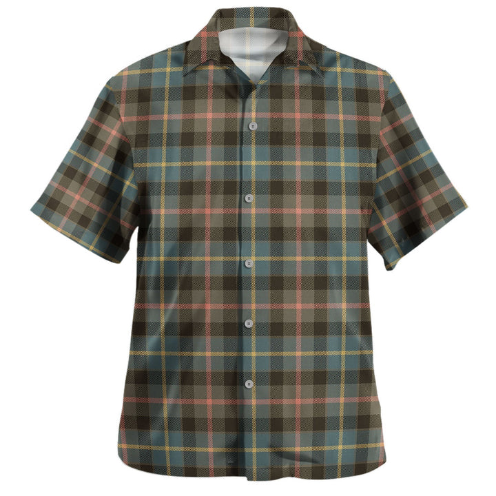Casely Weathered Tartan Hawaiian Shirt