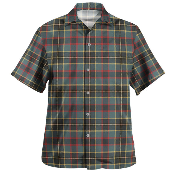 Cates Hunting Weathered Tartan Hawaiian Shirt