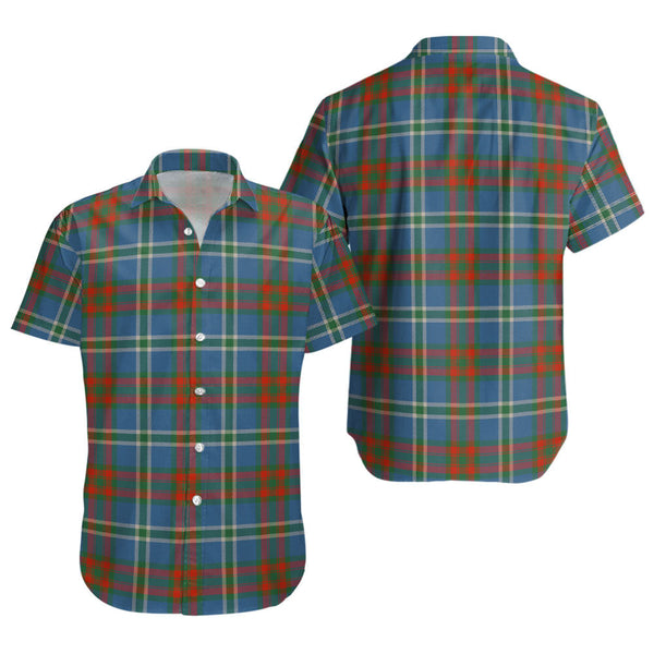 Cathcart Ancient Clan Badge Tartan Short Sleeve Shirt