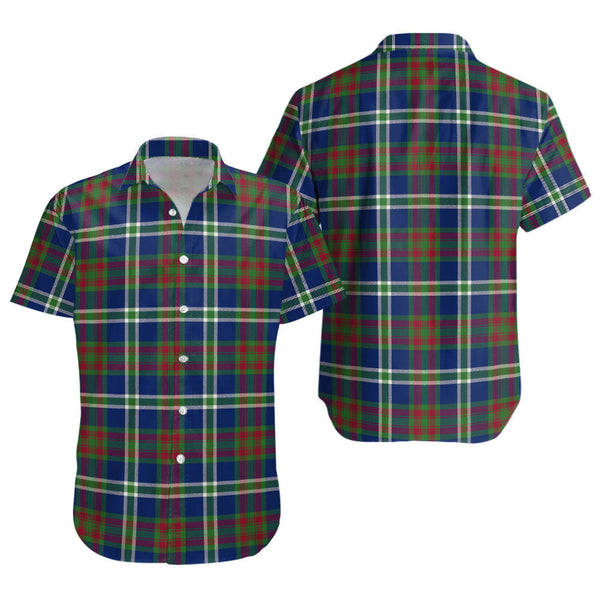 Cathcart Modern Clan Badge Tartan Short Sleeve Shirt