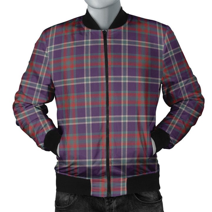 Cathcart Weathered Clan Badge Tartan Bomber Jacket
