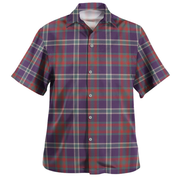 Cathcart Weathered Clan Badge Tartan Hawaiian Shirt