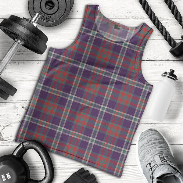 Cathcart Weathered Clan Badge Tartan Men Tank Top