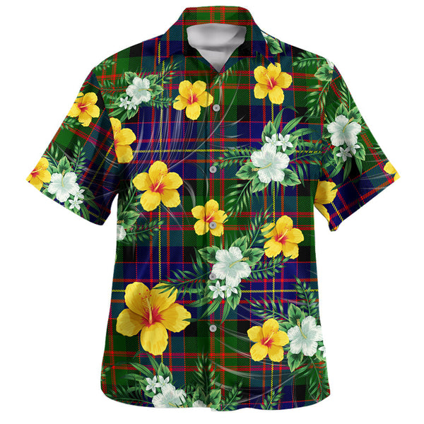 Chalmers Modern Clan Badge Tartan Hawaiian Shirt Summer Vibes Style