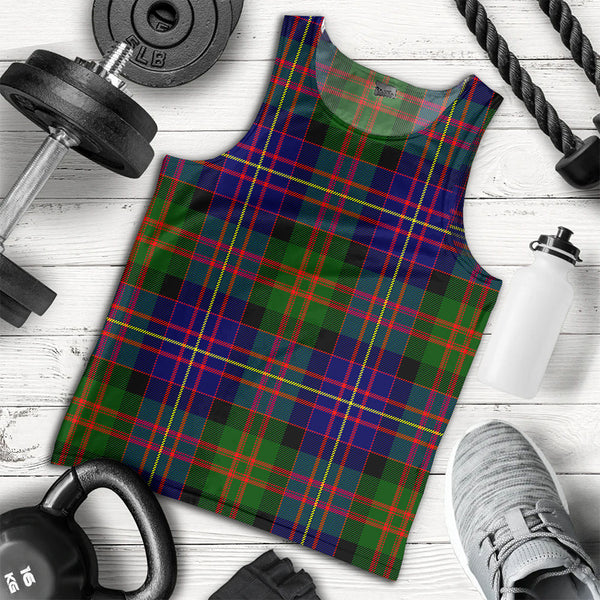 Chalmers Modern Clan Badge Tartan Men Tank Top