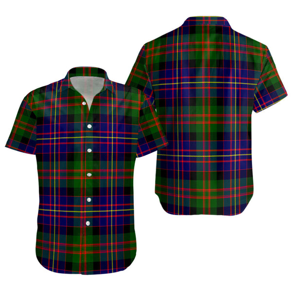 Chalmers Modern Clan Badge Tartan Short Sleeve Shirt