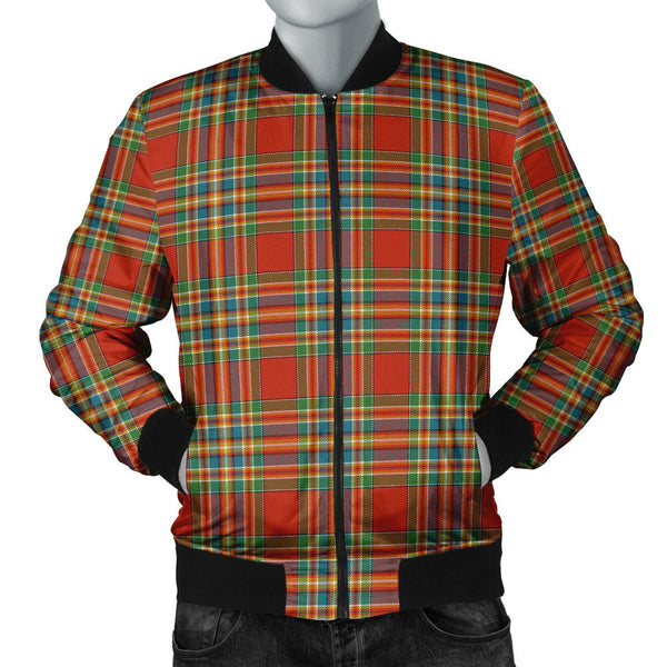 Chattan Ancient Clan Badge Tartan Bomber Jacket