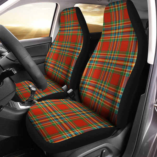 Chattan Ancient Clan Badge Tartan Car Seat Covers