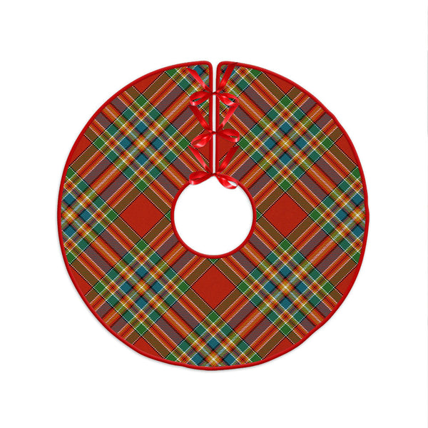 Chattan Ancient Clan Badge Tartan Christmas Tree Skirt