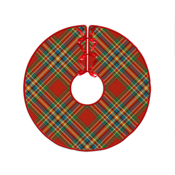Chattan Ancient Clan Badge Tartan Christmas Tree Skirt