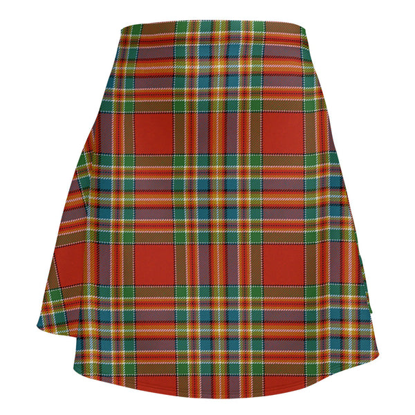 Chattan Ancient Clan Badge Tartan Flared Skirt