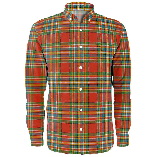 Chattan Ancient Clan Badge Tartan Long Sleeve Shirt