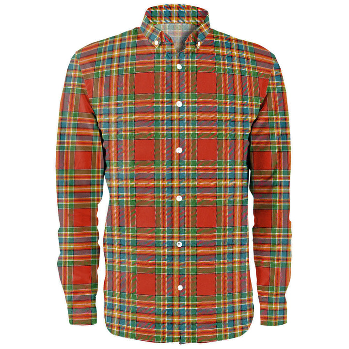 Chattan Ancient Clan Badge Tartan Long Sleeve Shirt