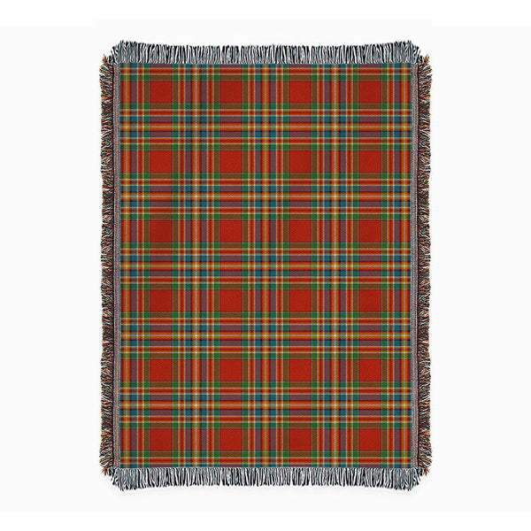 Chattan Ancient Clan Badge Tartan Woven Blanket