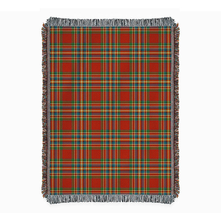 Chattan Ancient Clan Badge Tartan Woven Blanket