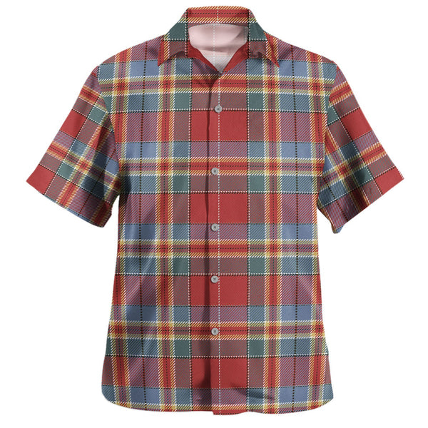Chattan Chief Weathered Tartan Hawaiian Shirt