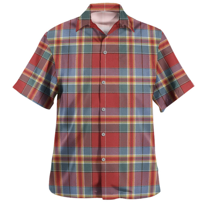 Chattan Chief Weathered Tartan Hawaiian Shirt