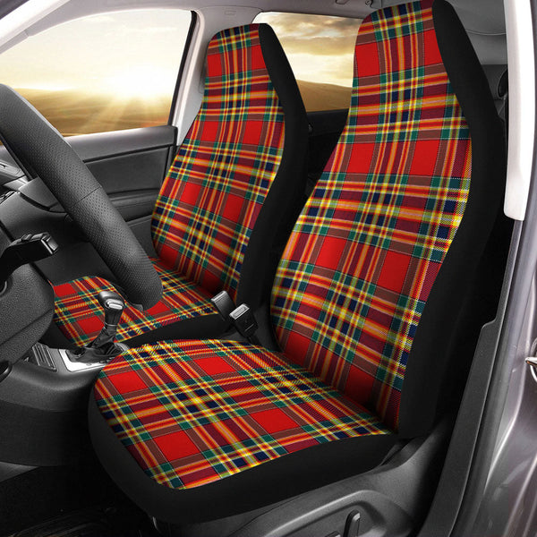 Chattan Modern Clan Badge Tartan Car Seat Covers