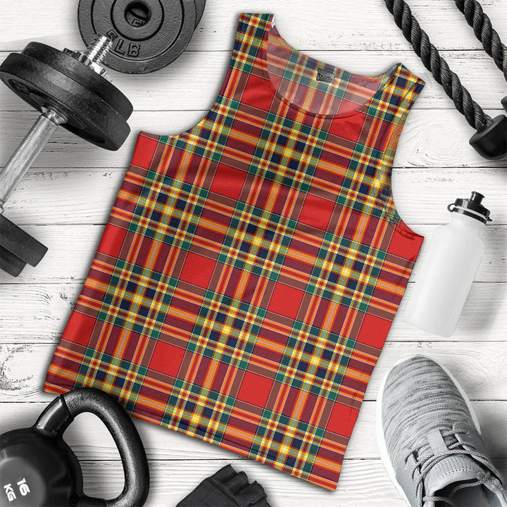 Chattan Modern Clan Badge Tartan Men Tank Top