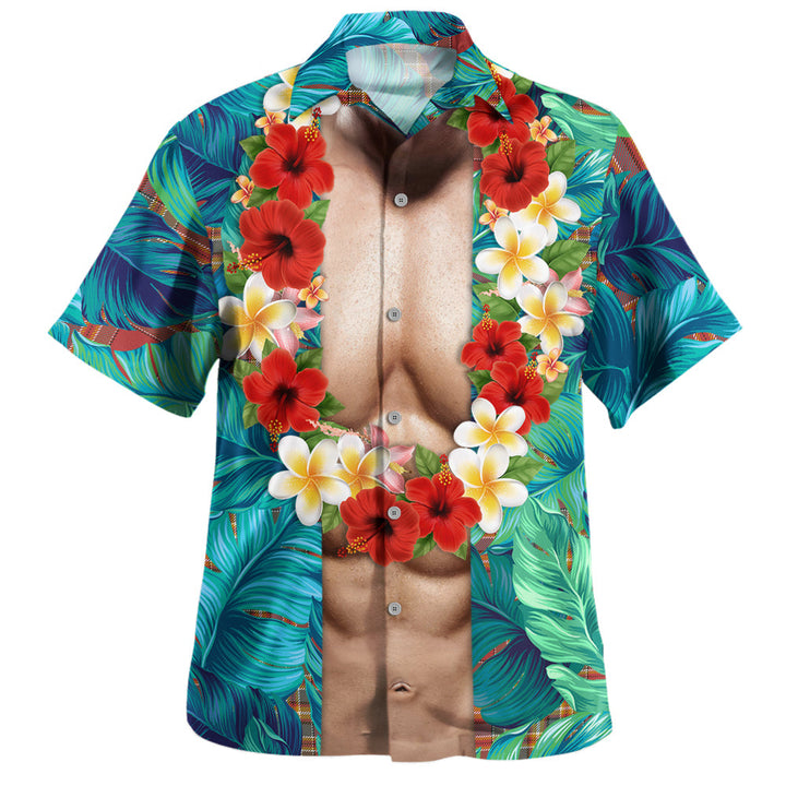 Chattan Weathered Clan Badge Tartan Hawaiian Shirt Men and Women Funny Style