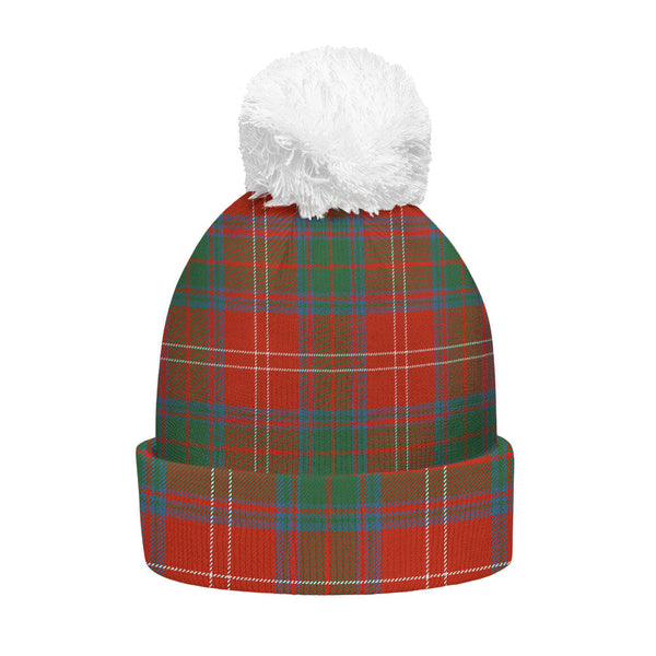 Chisholm Ancient Clan Badge Tartan Bobble Beanie Hat