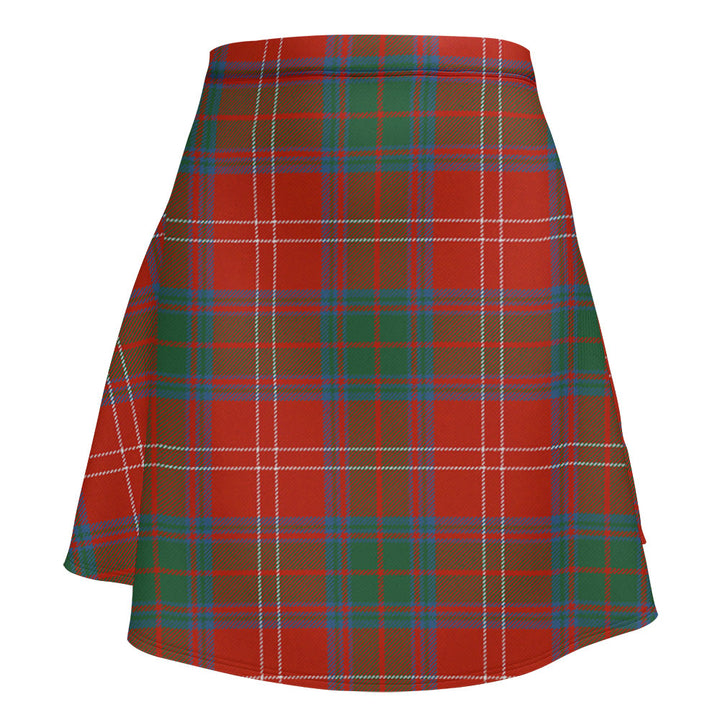 Chisholm Ancient Clan Badge Tartan Flared Skirt