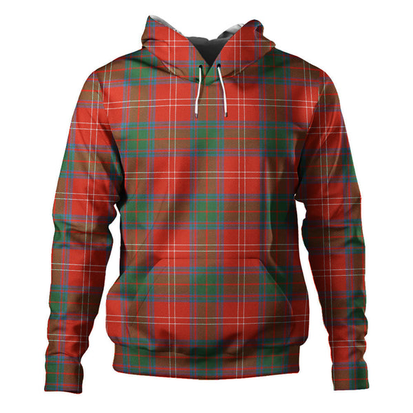 Chisholm Ancient Clan Badge Tartan Hoodie