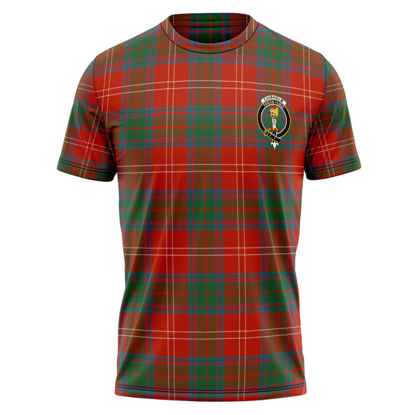 Chisholm Ancient Clan Badge Tartan T-Shirt
