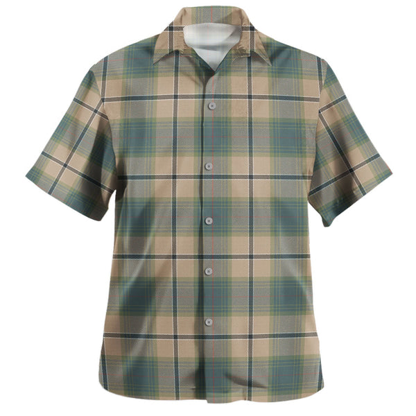 Chisholm Colonial Weathered Tartan Hawaiian Shirt