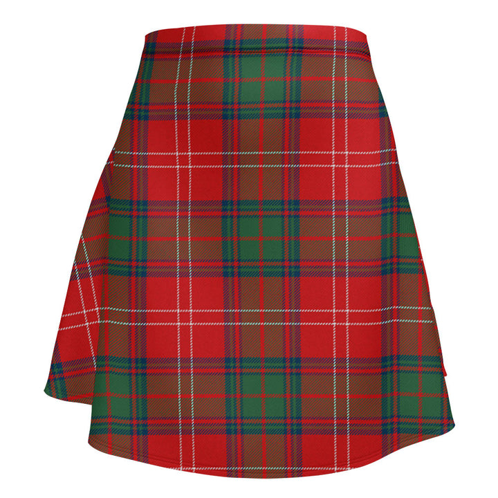Chisholm Modern Clan Badge Tartan Flared Skirt