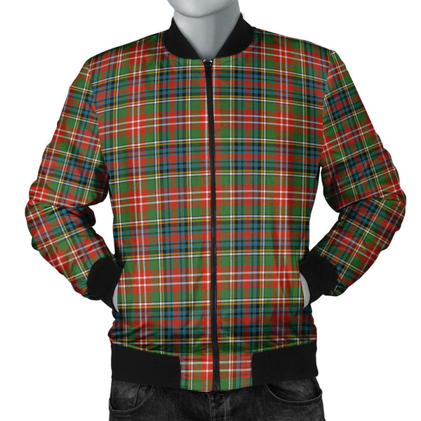 Christie Ancient Clan Badge Tartan Bomber Jacket