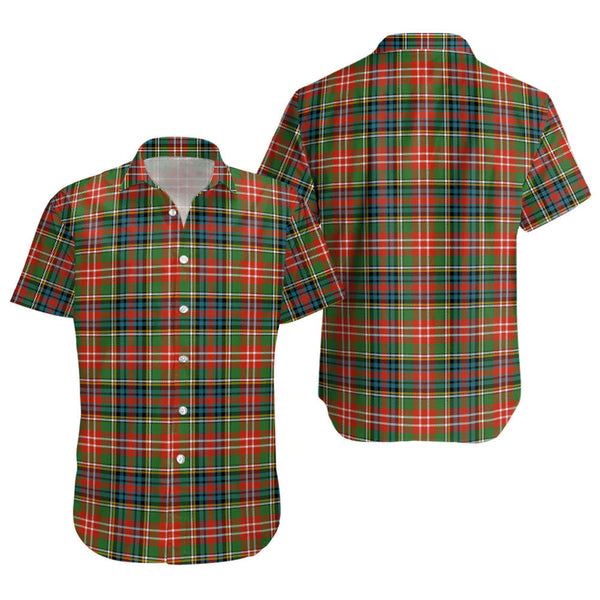 Christie Ancient Clan Badge Tartan Short Sleeve Shirt