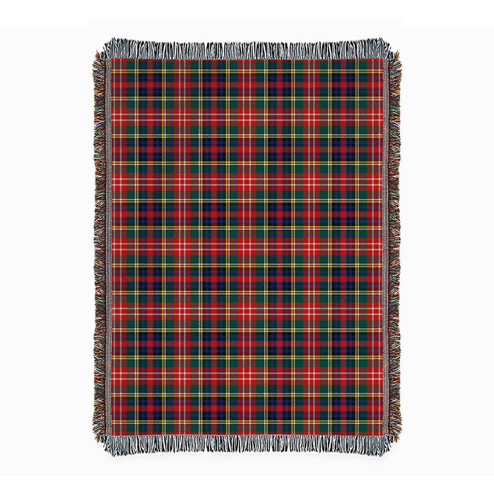Christie Modern Clan Badge Tartan Woven Blanket