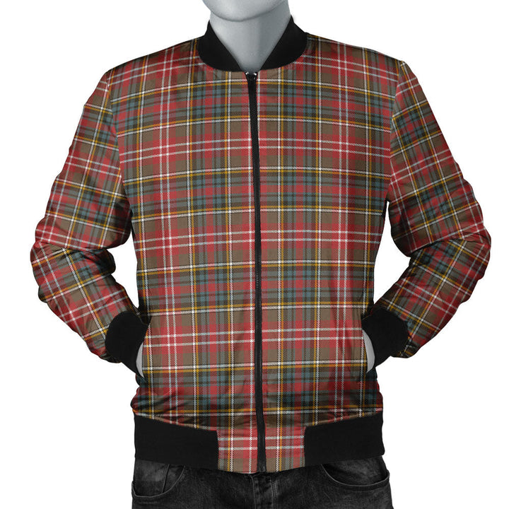 Christie Weathered Clan Badge Tartan Bomber Jacket