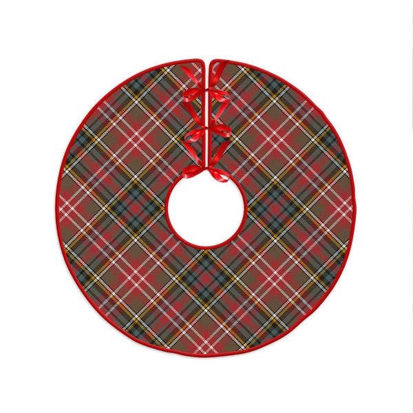 Christie Weathered Clan Badge Tartan Christmas Tree Skirt