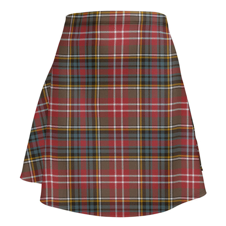 Christie Weathered Clan Badge Tartan Flared Skirt