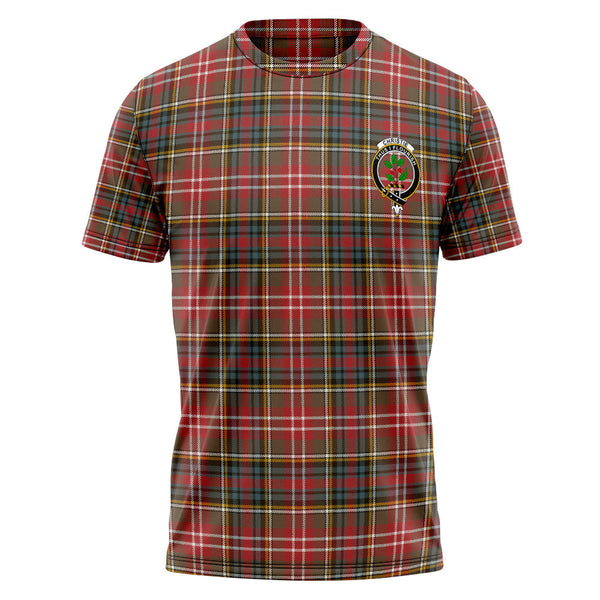 Christie Weathered Clan Badge Tartan T-Shirt
