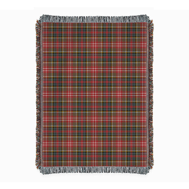 Christie Weathered Clan Badge Tartan Woven Blanket