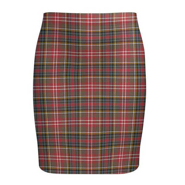 Christie Weathered Tartan Fitted Skirt