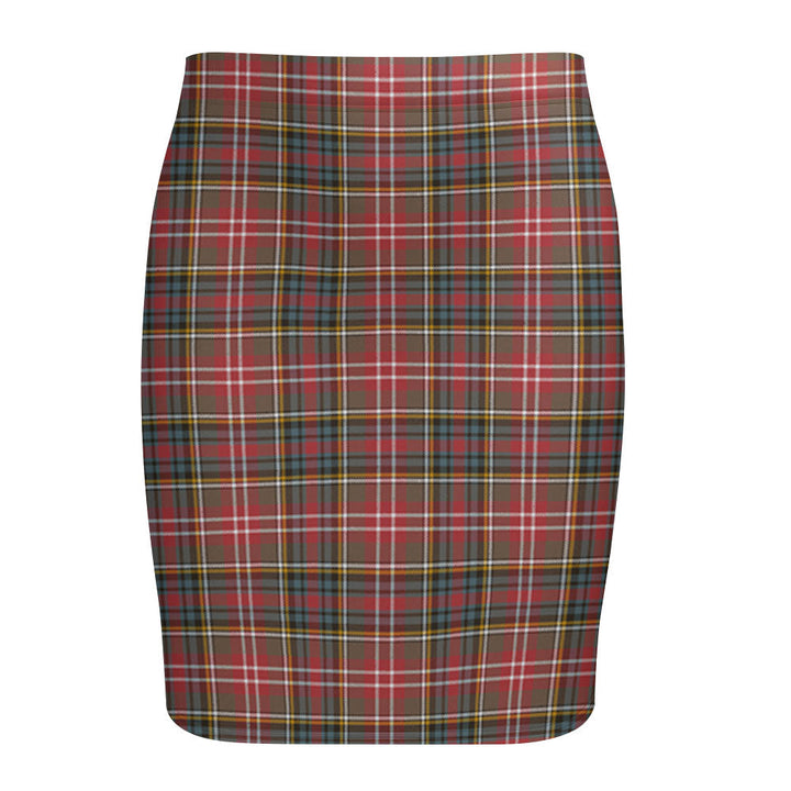 Christie Weathered Tartan Fitted Skirt
