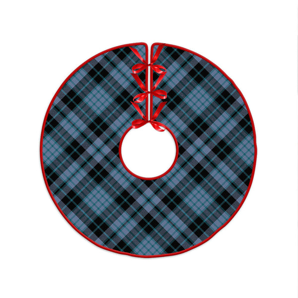 Clark (Clergy) Ancient Clan Badge Tartan Christmas Tree Skirt