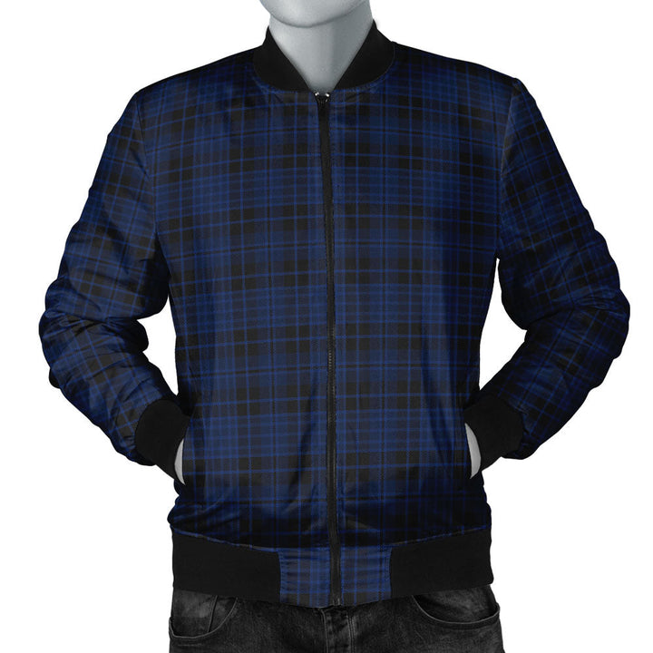 Clark (Clergy) Modern Clan Badge Tartan Bomber Jacket